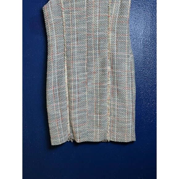 Karl Lagerfeld Paris Womens Pink Metallic Tweed Cocktail Dress 8 - Picture 8 of 12